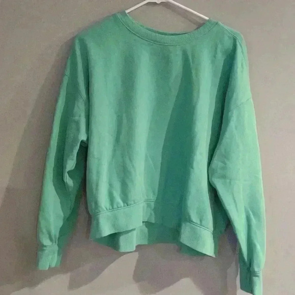 Universal Thread light green cotton/poly crew neck sweatshirt women's Xlarge - Picture 1 of 3